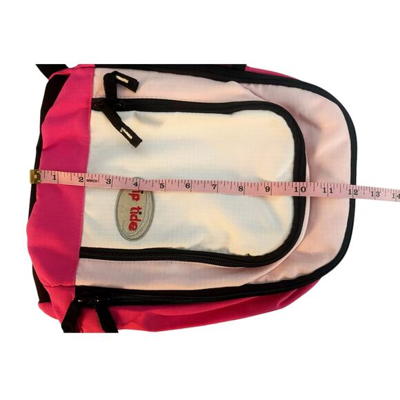 Rip Tide Pink/Black Backpack Purse - Picture 7 of 10